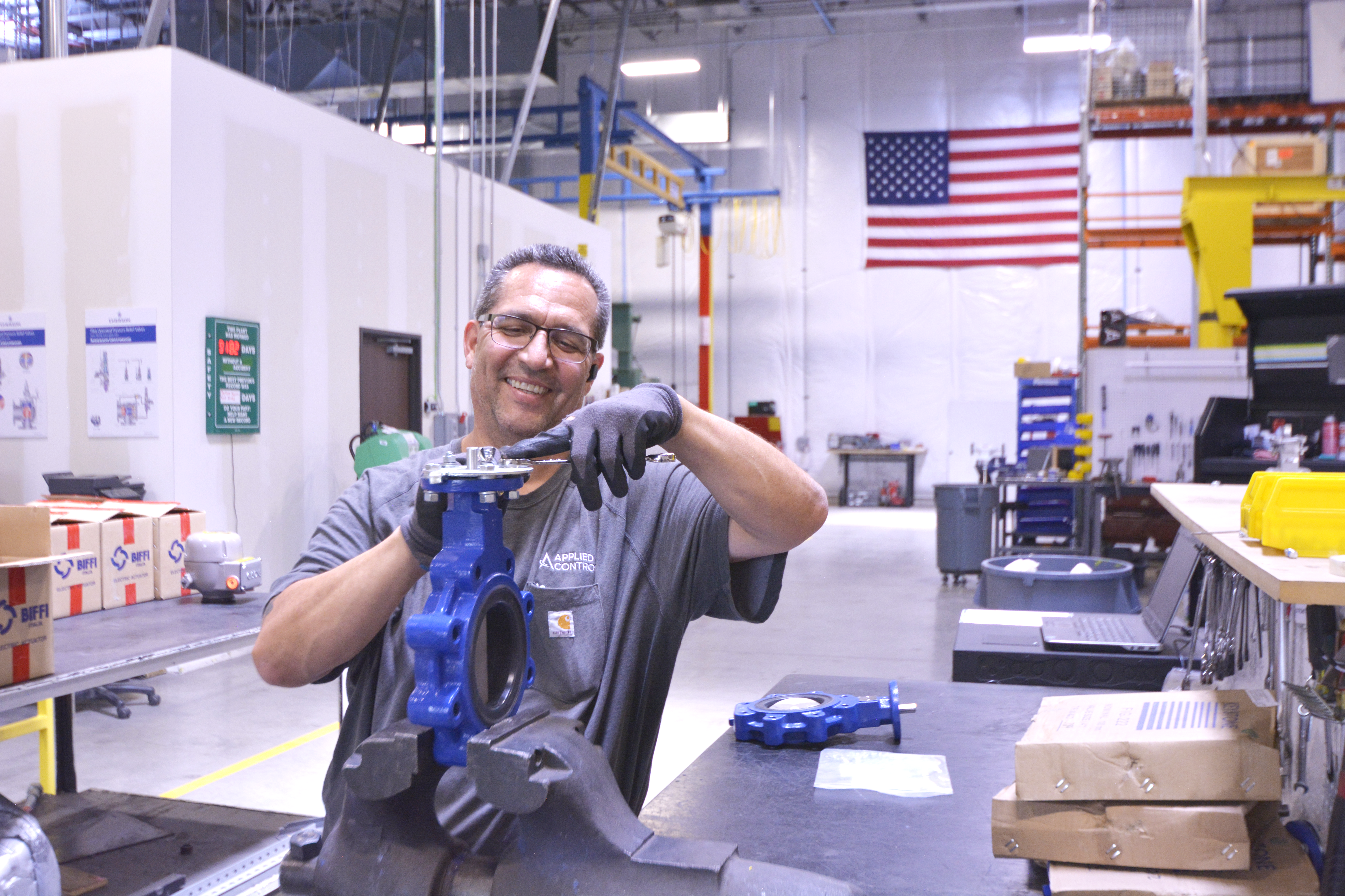 Our skilled shop technicians quickly assemble equipment for same-day pick-up